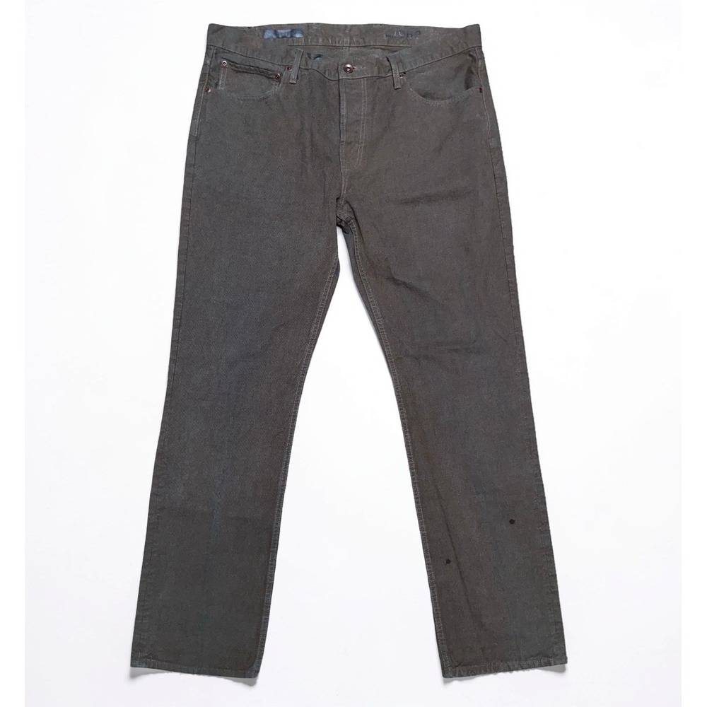Gap 1969 Men's Jeans 30x32 Gray Slim Straight Leg Cotton Denim Button Fly